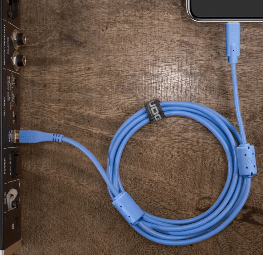 สาย UDG ULTIMATE AUDIO CABLE USB 2.0 (USB C TO USB B) ความยาว 1.5 เมตร สีฟ้าอ่อน_4